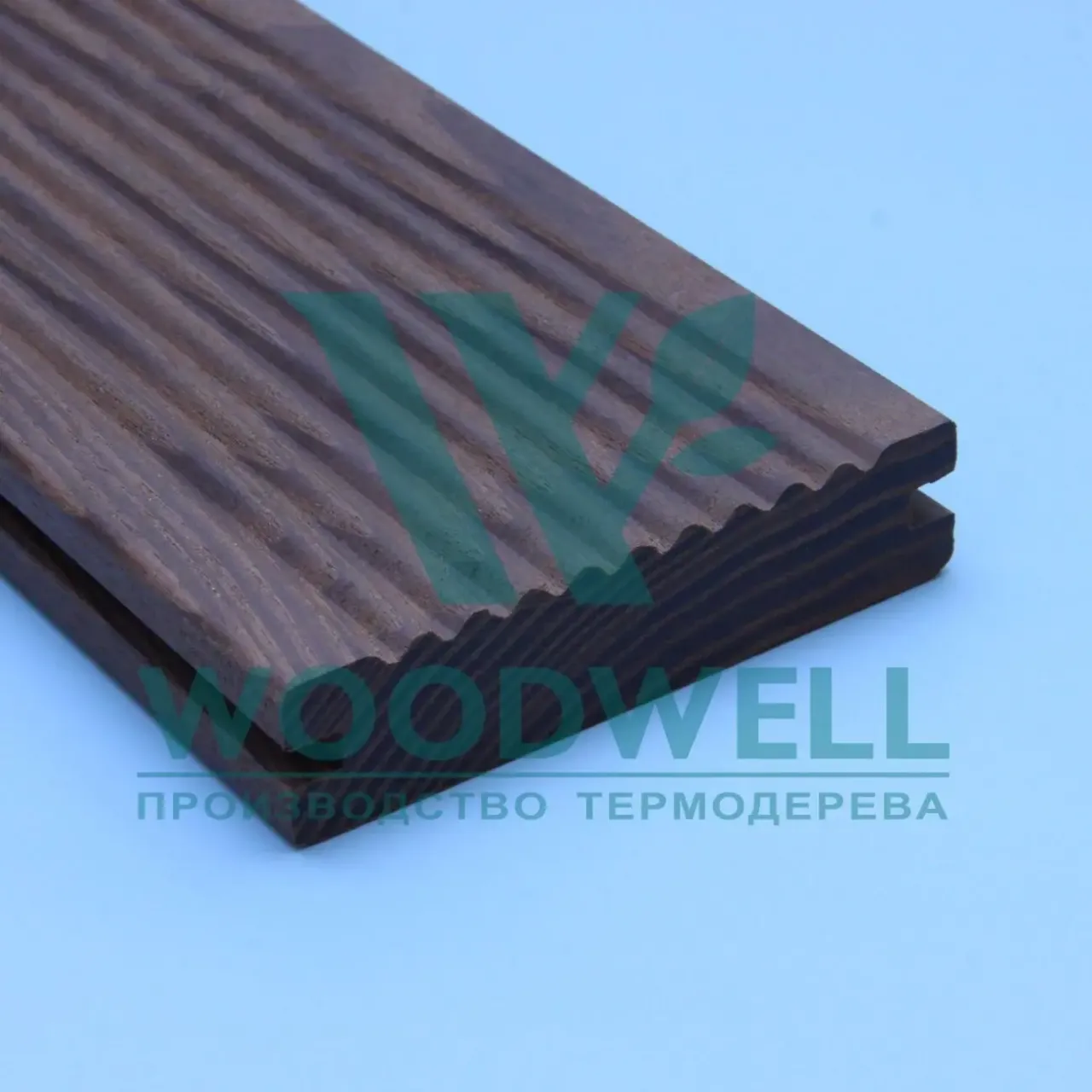 Террасная доска термоясень. Декинг ясень - термодерево - палубная 3