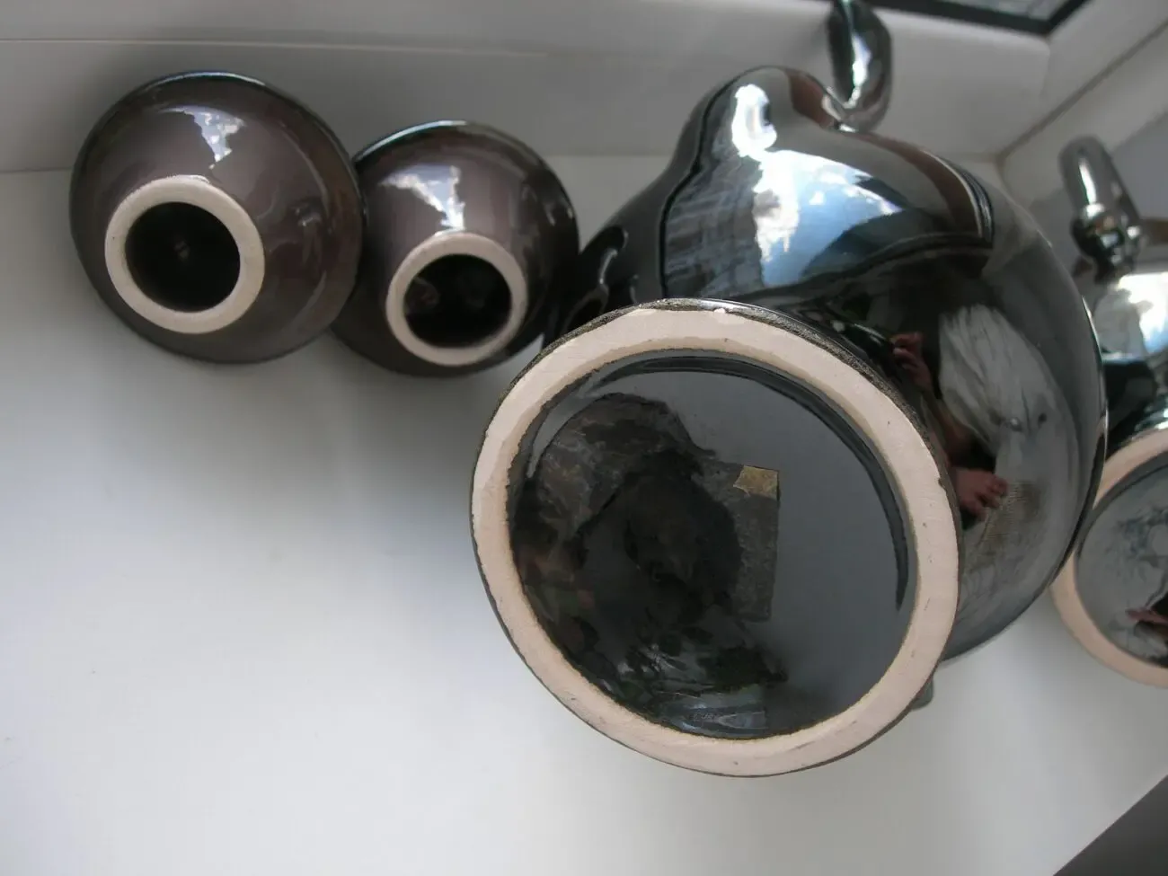 Чайники, кувшины, керамика, 2 шт, пара, новые 4