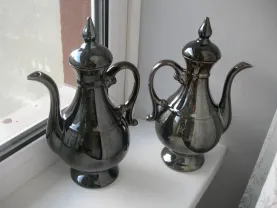 Чайники, кувшины, керамика, 2 шт, пара, новые
