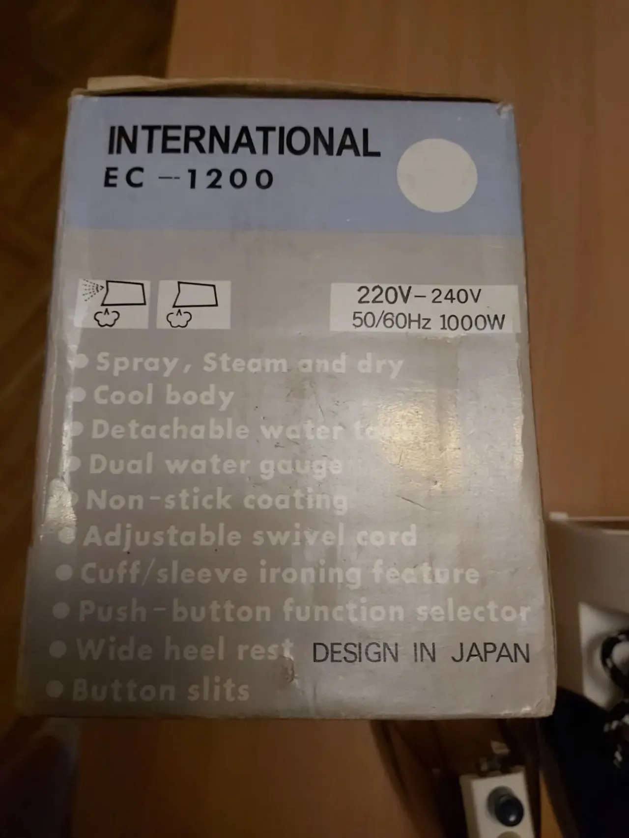 Утюг Internathional EC-1200 5