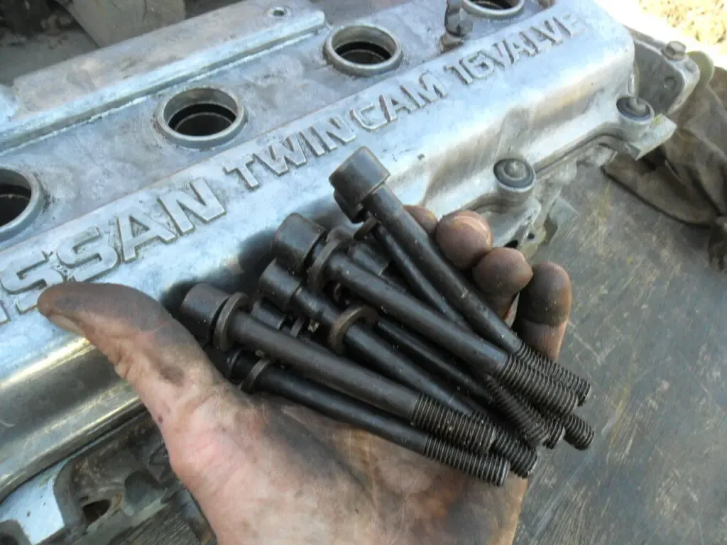 Nissan 11056-53Y00, Болты головки блока Примера Р11, GA16DE, оригинал. 4