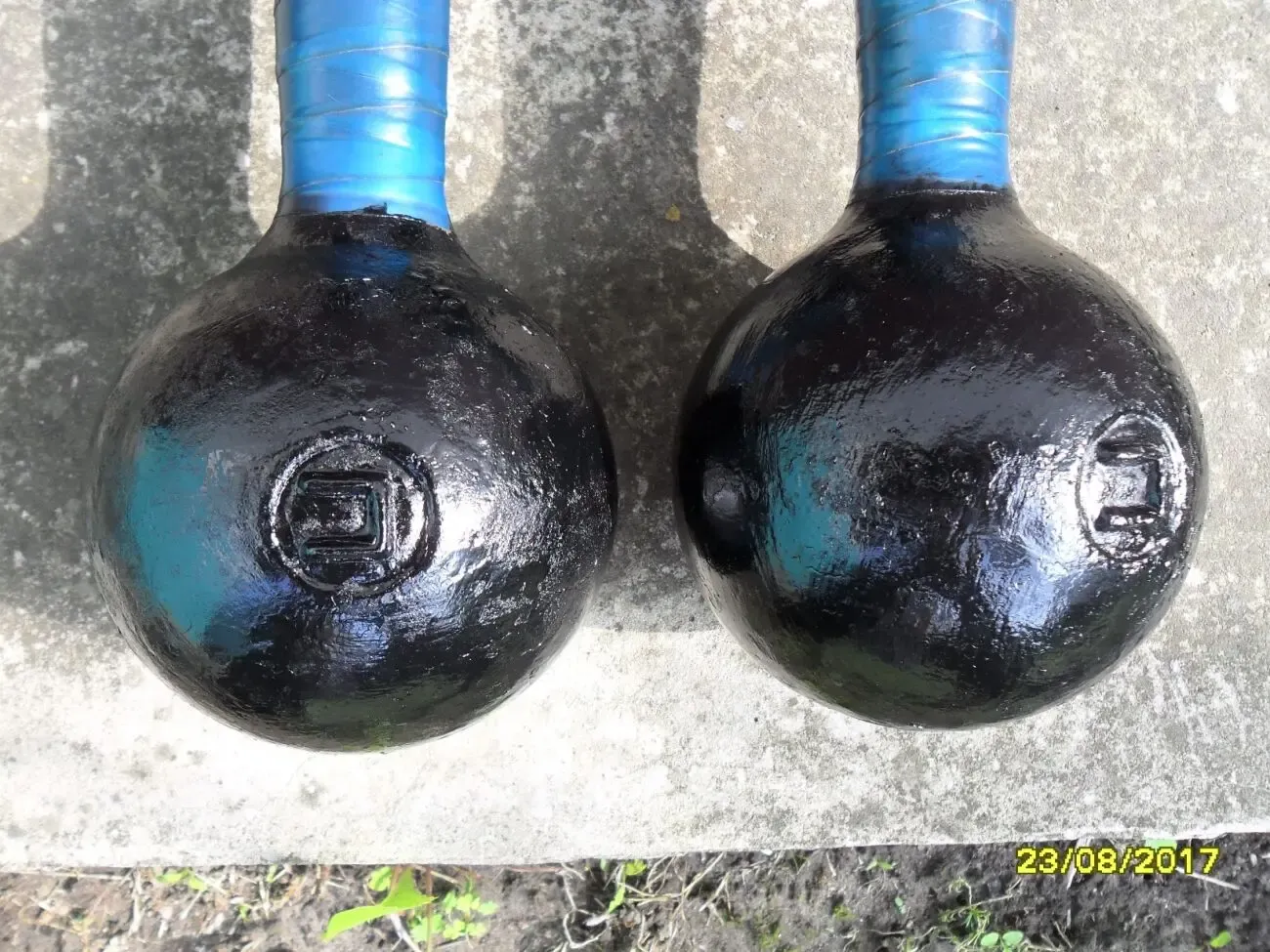 Пара гантелей 4 кг. производства СССР в идеальном состоянии. 6