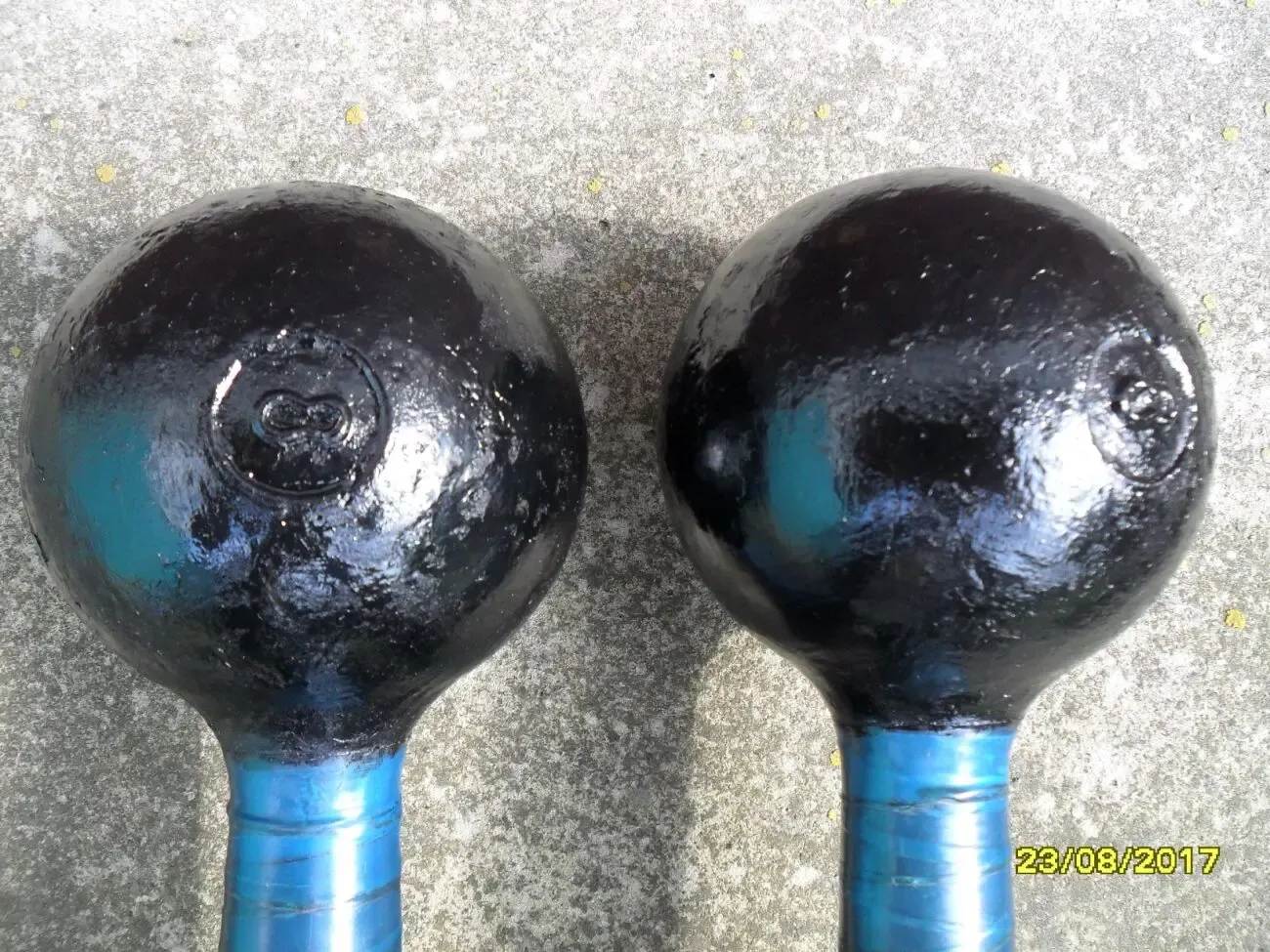 Пара гантелей 4 кг. производства СССР в идеальном состоянии. 7