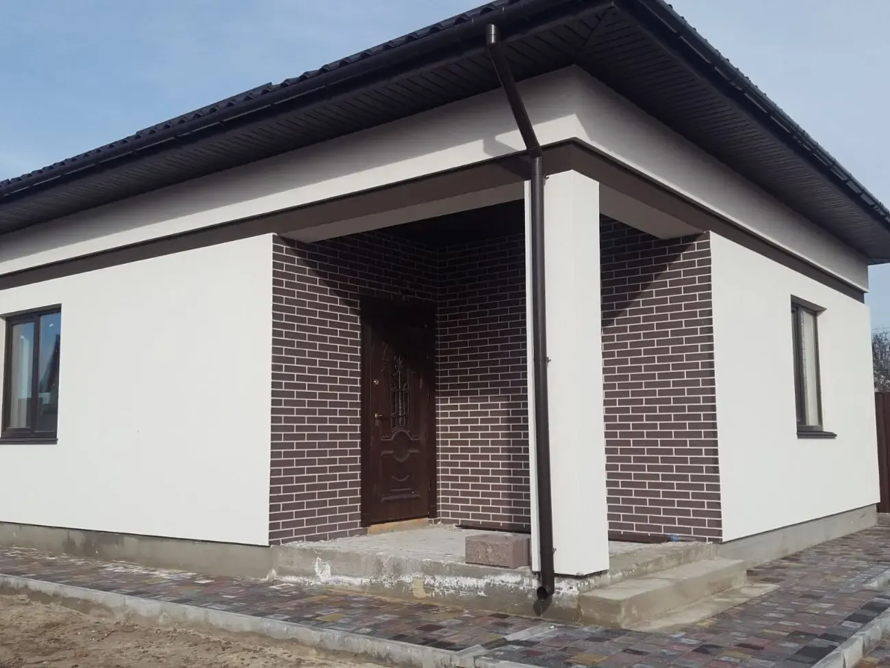 Продам 1 эт. новый дом 100 кв.м. в с.Осещина,ул. Вышгородская, 6 соток 3