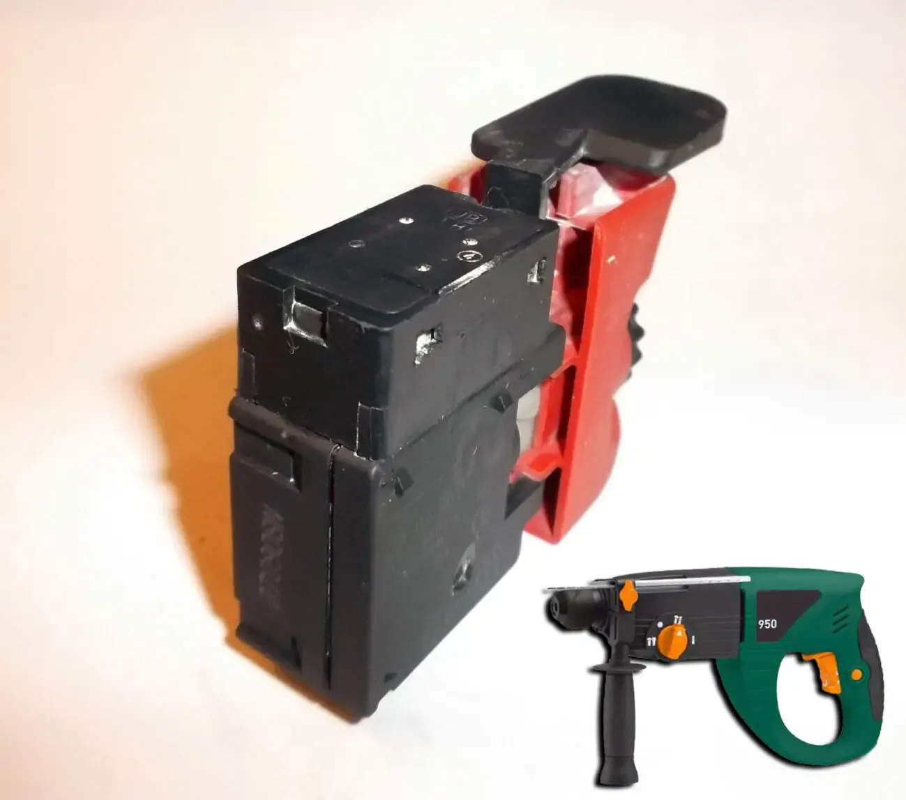 Запчасти на перфоратор Craft Cbh-950 950W 9