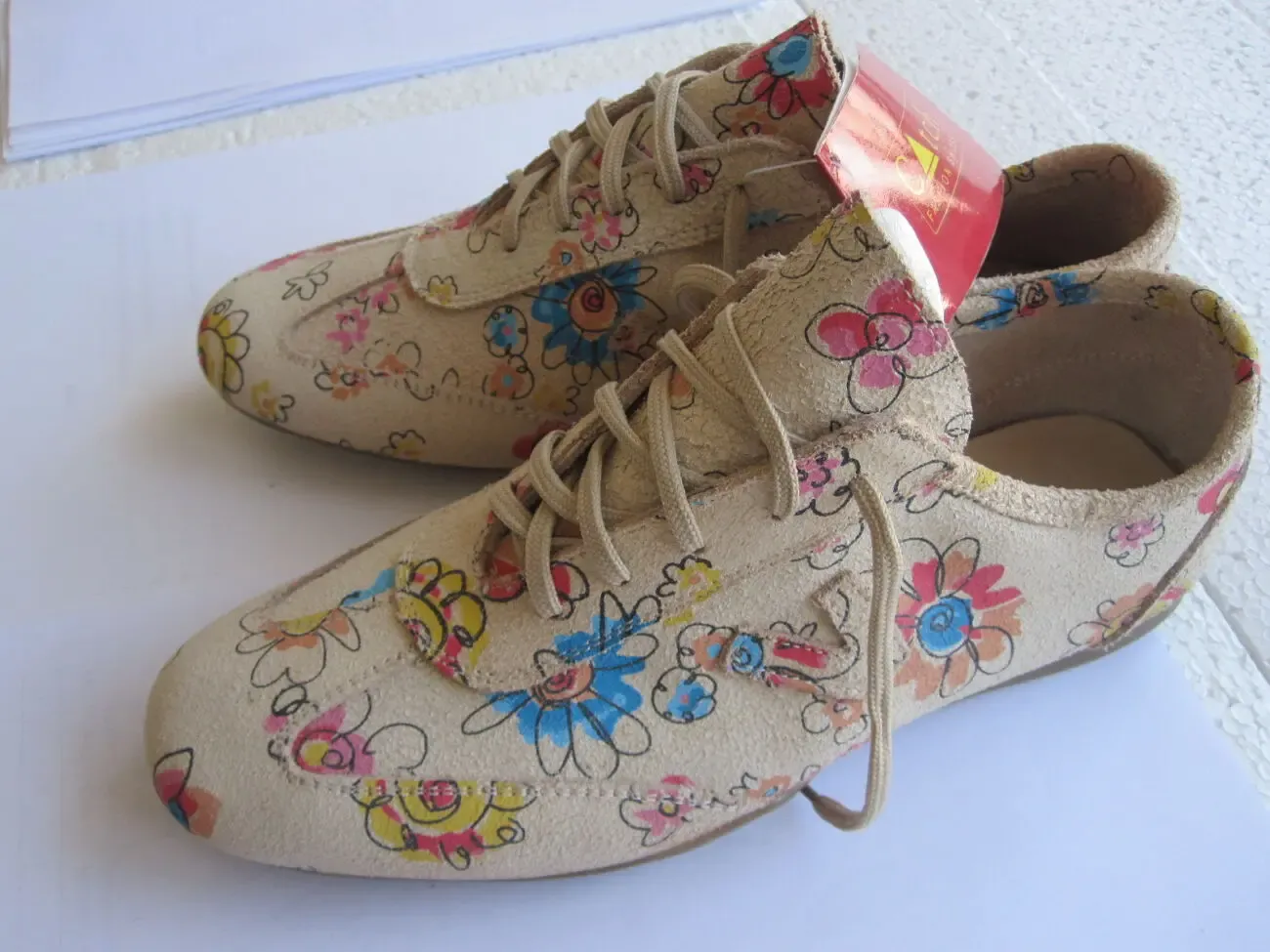 Кроссовки женские цветная натуральная кожа Краков 2