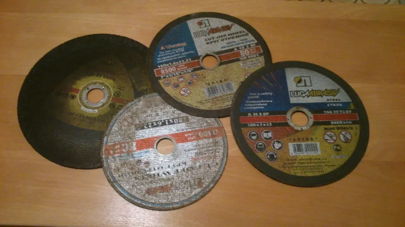 Круги отрезные по металлу 180*2 и 200*3