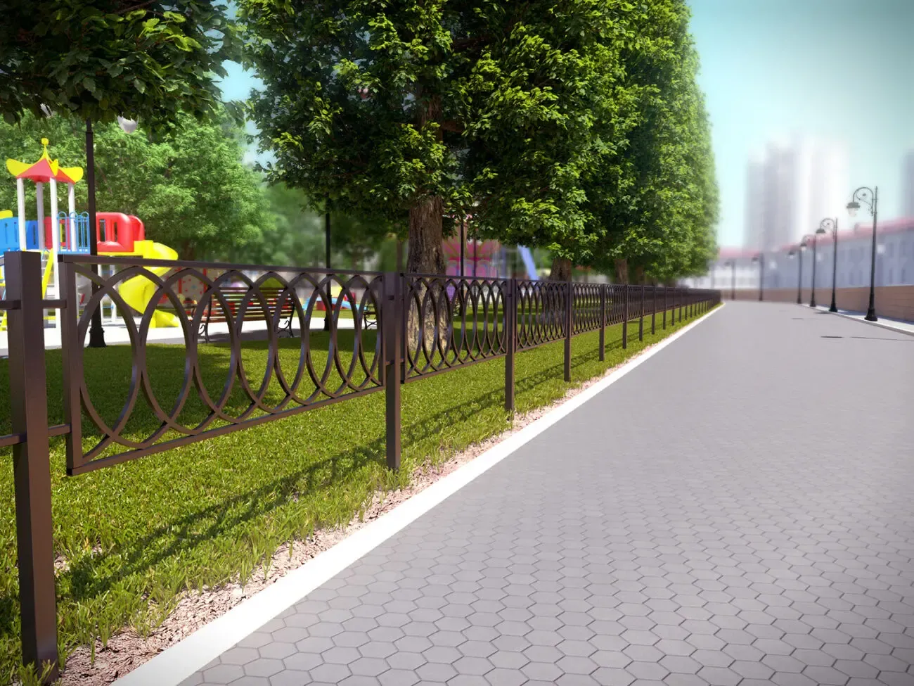 Газонные ограждения. Заборчик для газона-клумбы-цветника-палисадника