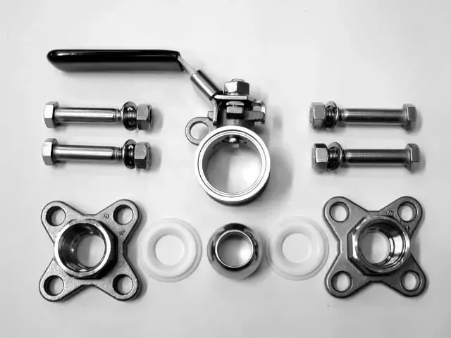 Кран шаровый нержавеющий фланцевый , приварной , резьба 9