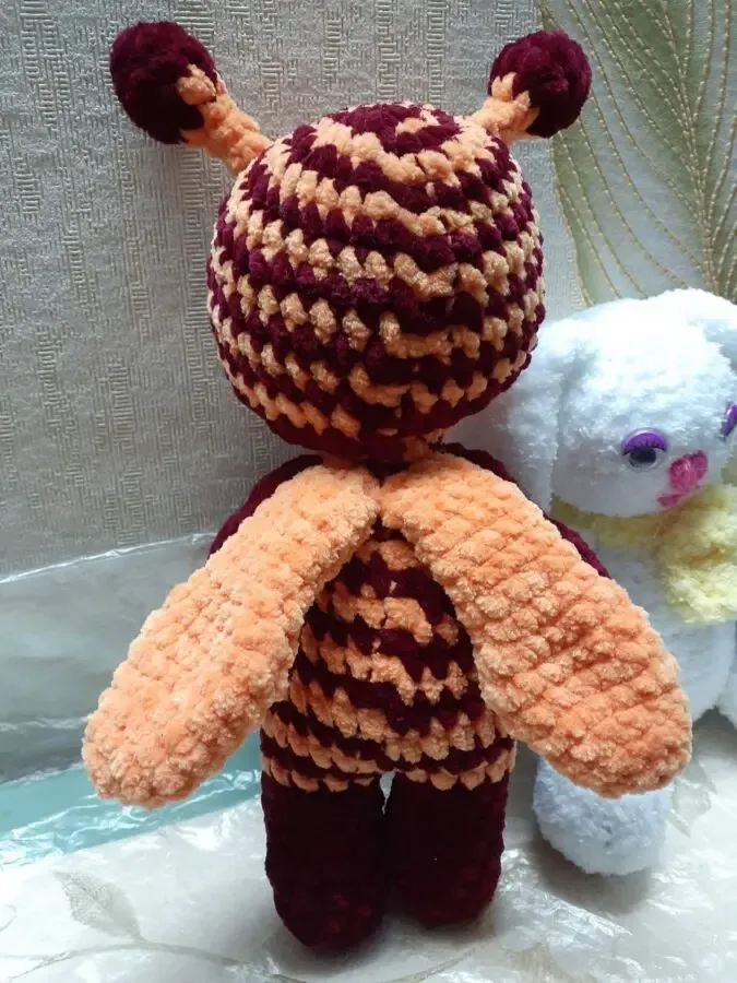 М'якенькі плюшові іграшки - Метелик та бджілка ручної роботи. 4