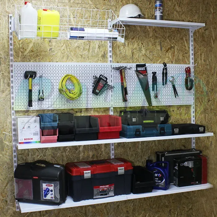 Настінний стелаж металевий 7