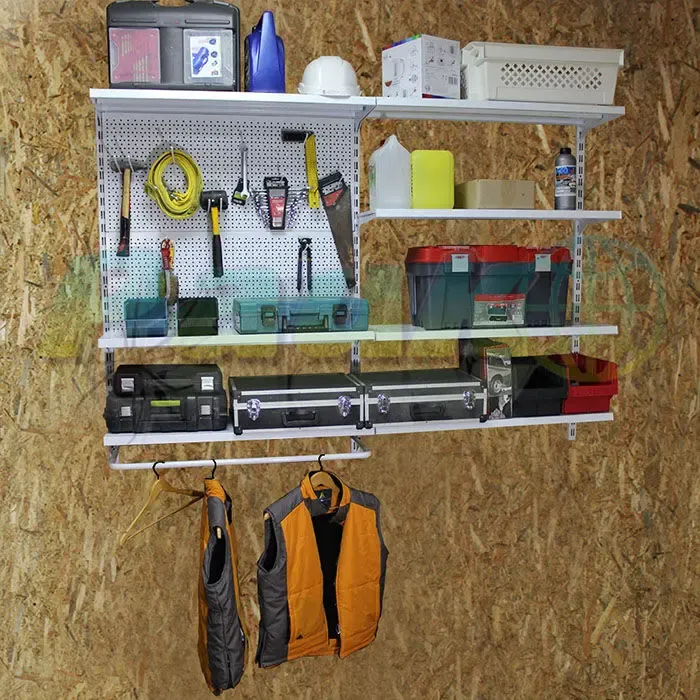 Настінний стелаж металевий 4