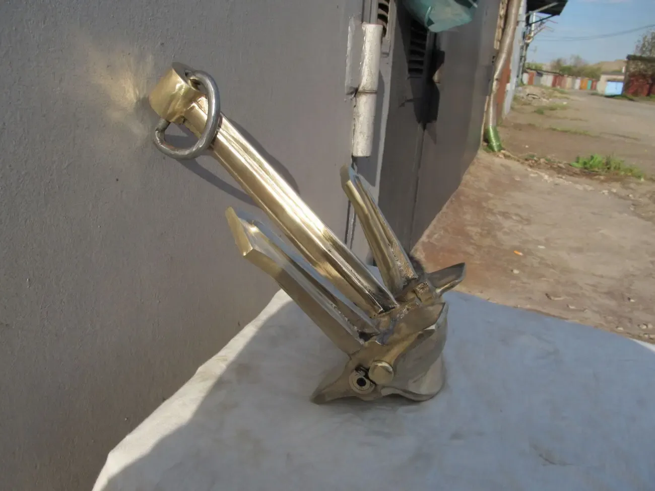 Якорь Холла для катеров и яхт, бронзовый. 2