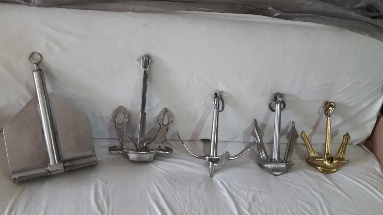 Якорь Холла для катеров и яхт, бронзовый. 10