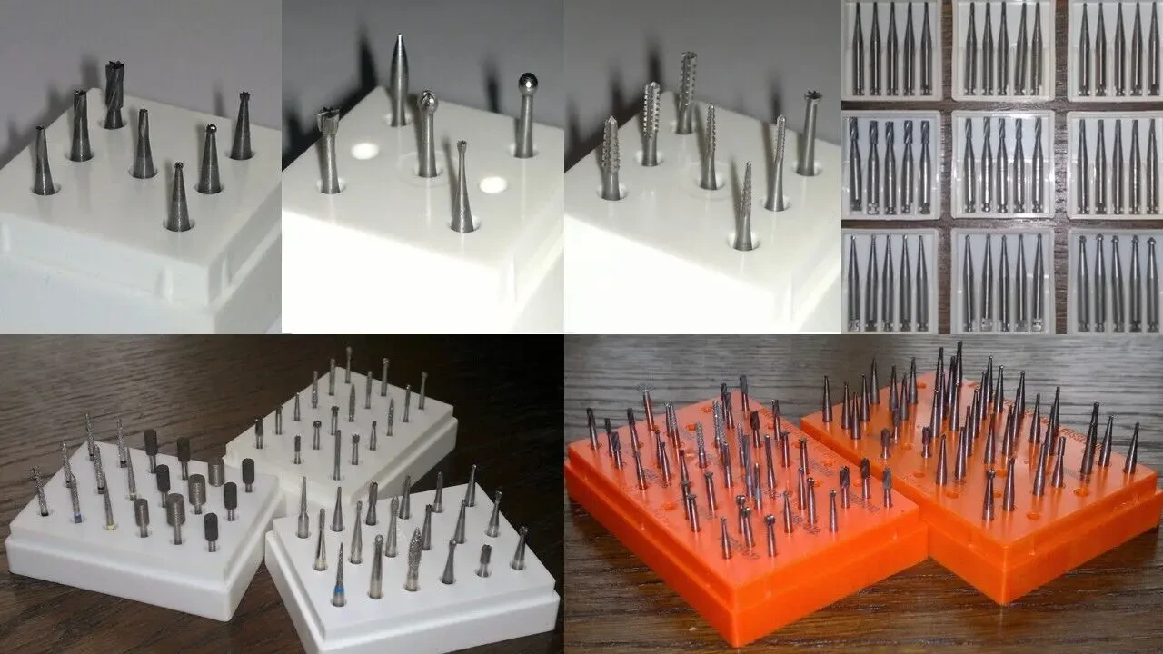 Стоматологические боры,- твердосплавные, алмазные, и стальные. 4