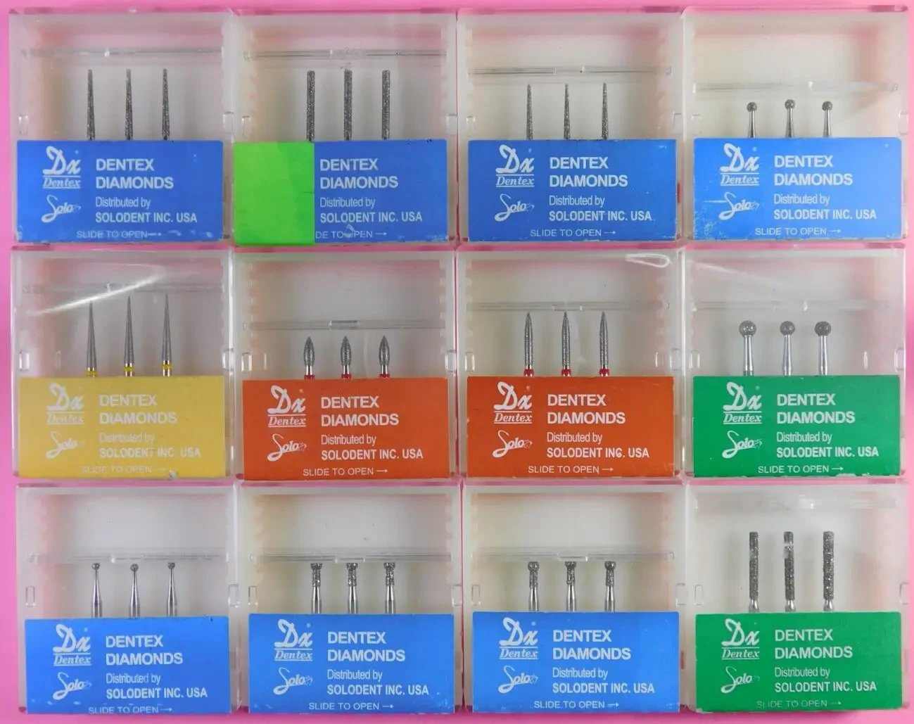 Стоматологические боры,- твердосплавные, алмазные, и стальные. 6