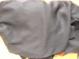 Ткань шифон чёрный 40 и 120 см. торг.