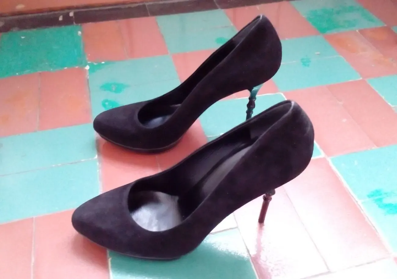 Туфли Gucci 40 оригинал 100% замш 2