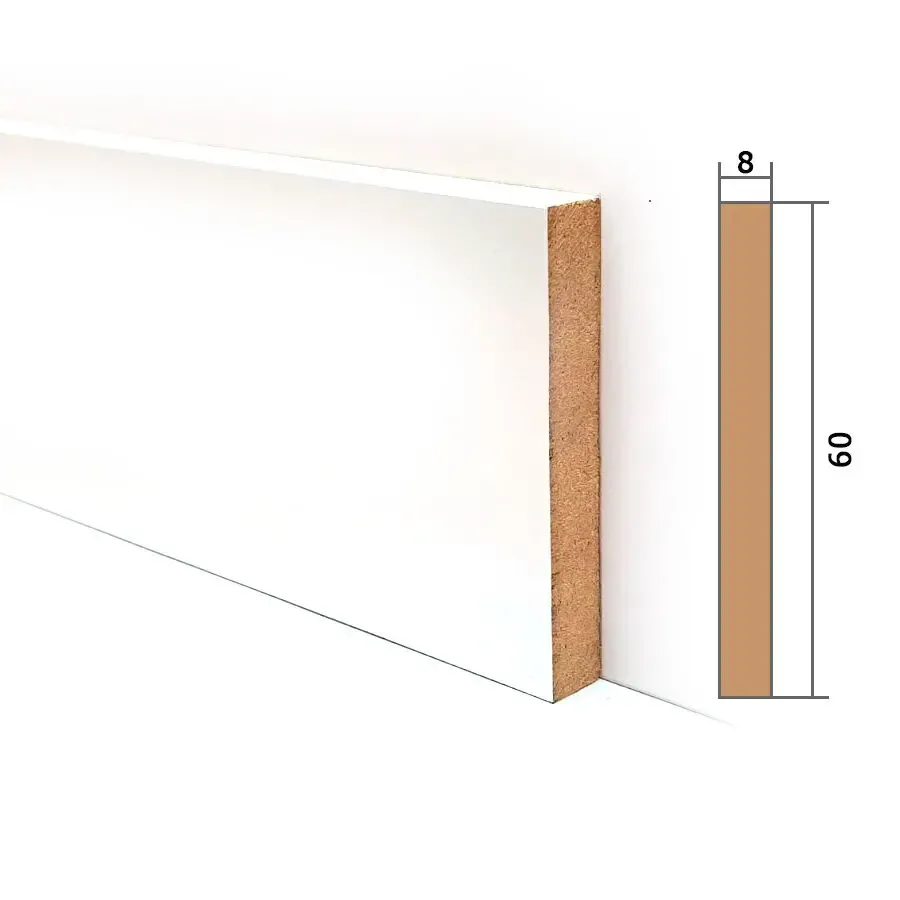 Декоративная МДФ вставка 10х60мм крашенная