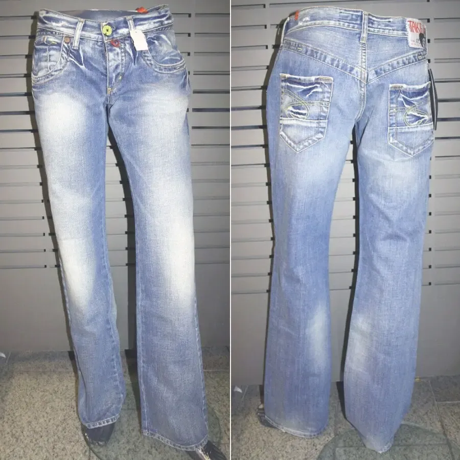 Take Two Италия Джинсы 25/34 на девочку 40/12-14 л прямые штаны брюки 9