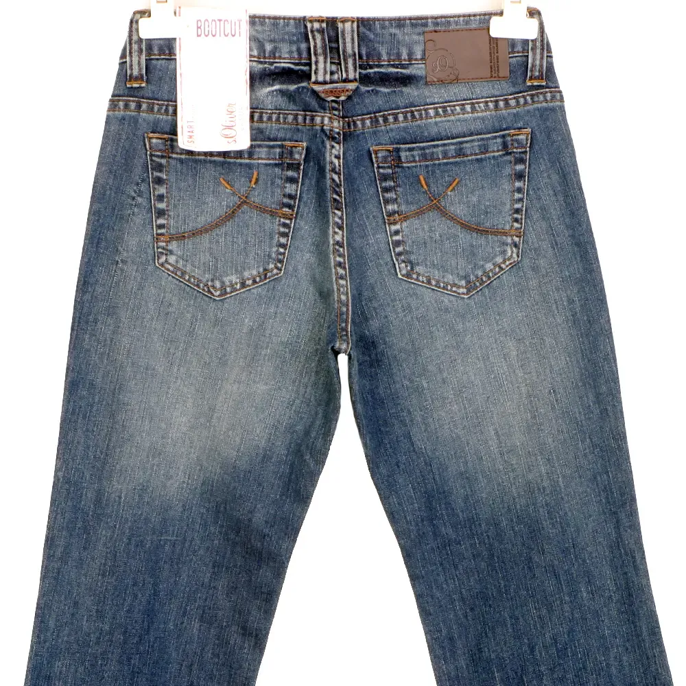 s.Oliver Германия джинсы 27/34 на р. 44/S штаны bootcut прямые брюки 3