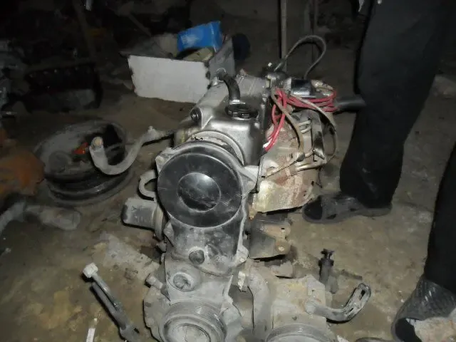 Кожух ремня ГРМ Мазда 626, 86 год, двигатель FE, 2.0, 8v, Оригинал 3