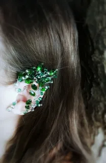 Дивнолесье уши каффы эльфийский стиль фэнтези косплей ушки эльфа