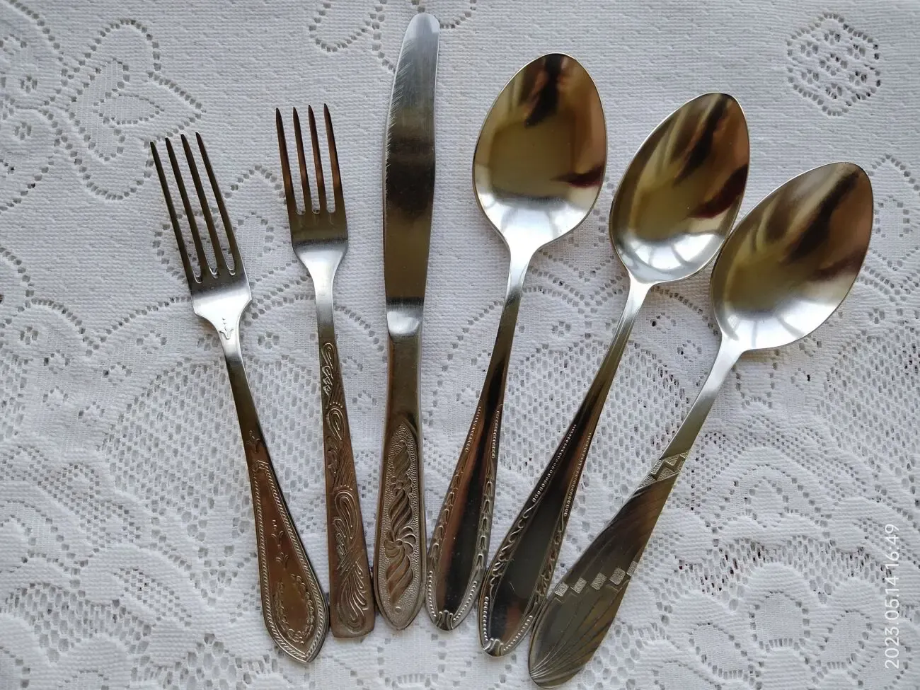 Половник черпак ложка вилка нож корзинка 6