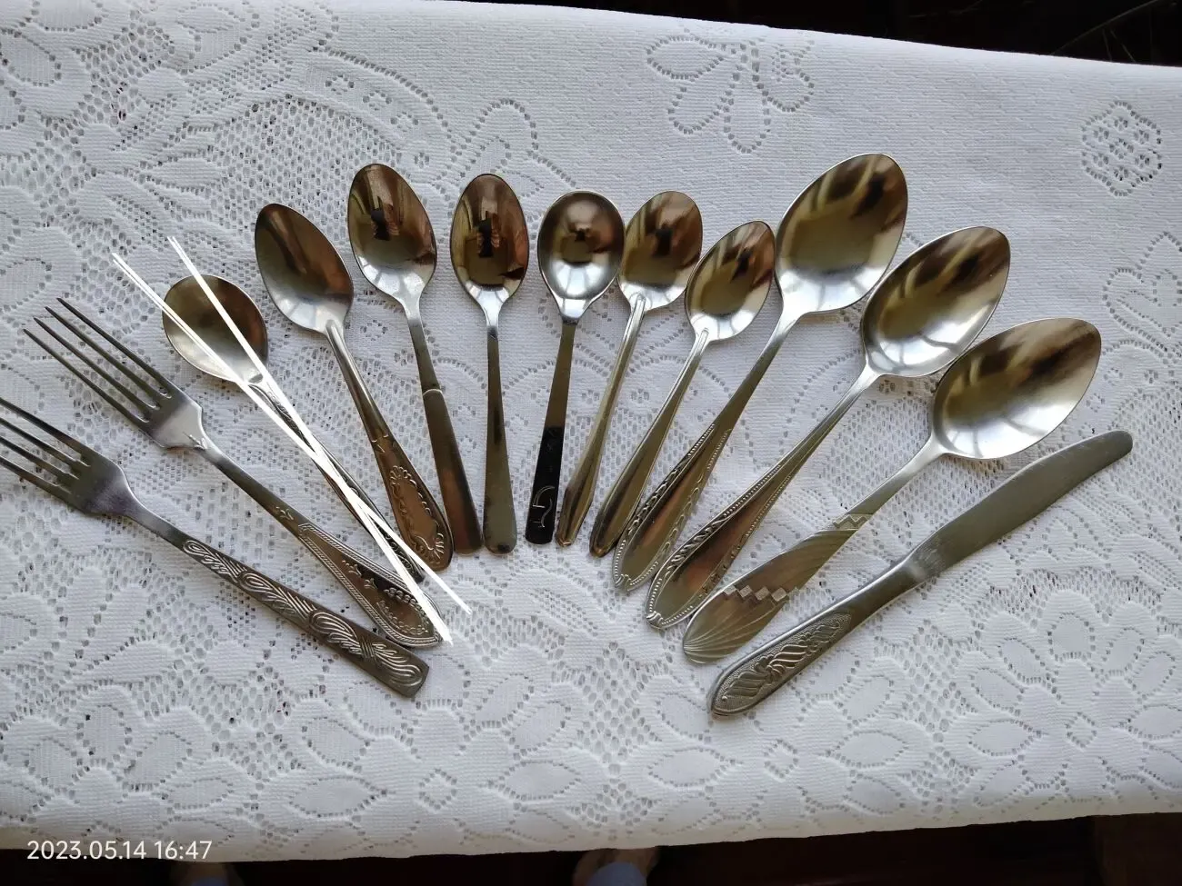 Половник черпак ложка вилка нож корзинка 4