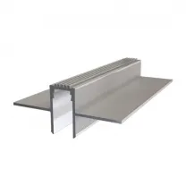 Алюминиевый профиль теневого шва 12 мм LED без покрытия