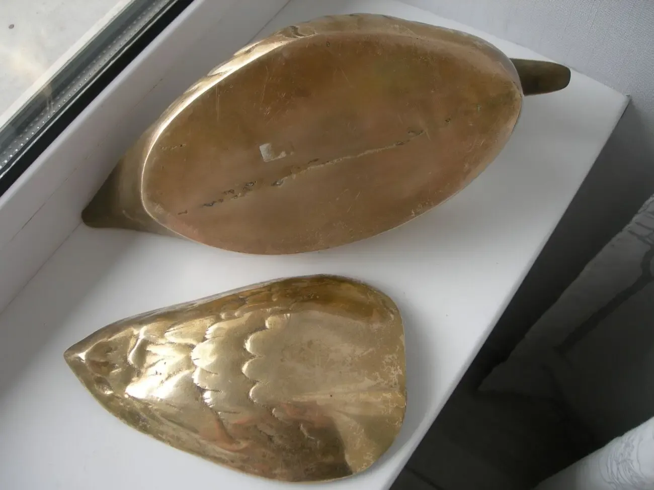 Шкатулка, утка, большая, бронза, 1,6 кг, Германия 7