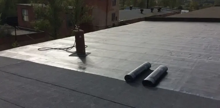 Покрівельні роботи плоских дахів мембраною та єврорубероїдом 2