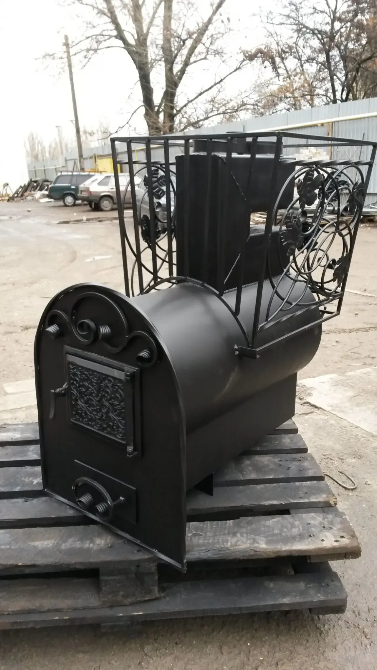 Печь на дровах для бани. Каменка для сауны 2