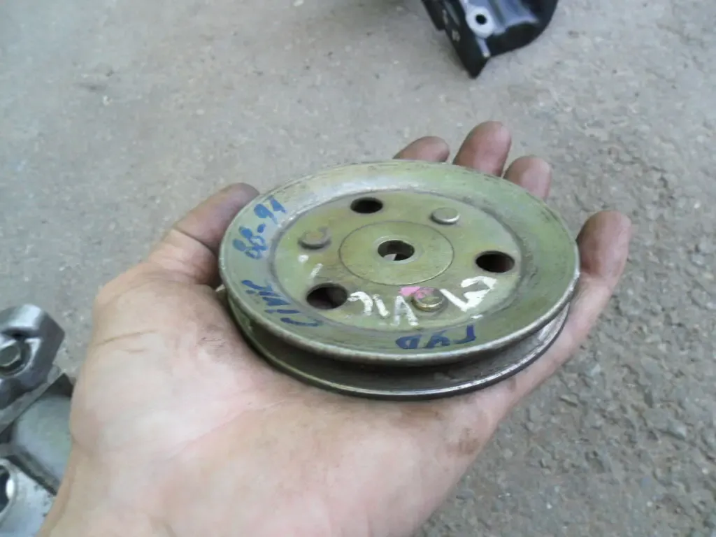 56480-PC1-010, Шкив насоса ГУР Хонда Цивик IV, оригинал, 56480-PC1-040 6