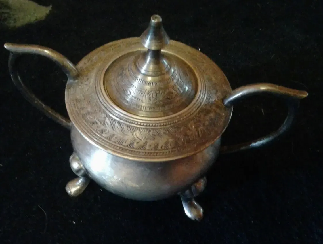 Индийское серебро.чайный сервиз 4