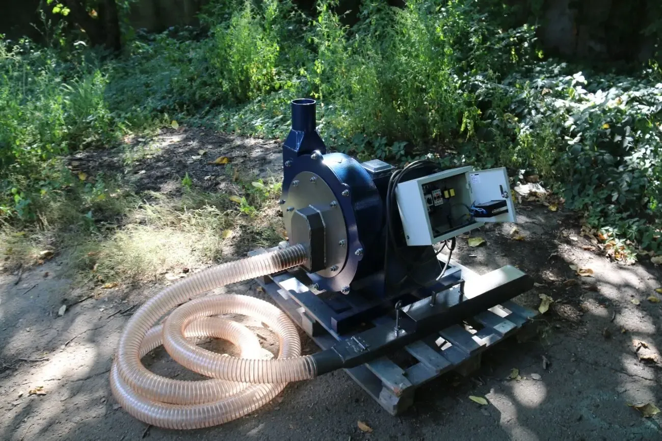 Дробилка молотковая, самовсасывающая 7,5квт / 800кг.час. «Биоэкопром».