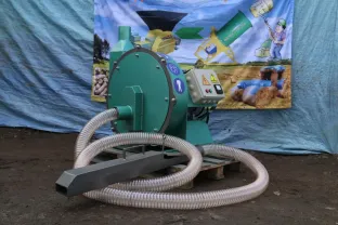 Зернодробилка самовсасывающая 18,5кВт / 1800 кг.час. «Биоэкопром»