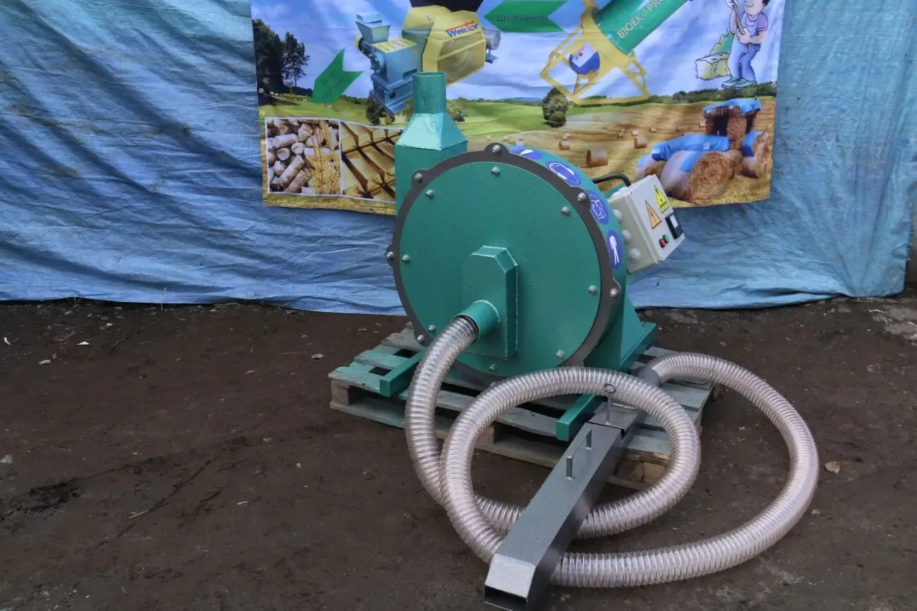 Пневматическая молотковая дробилка 22кВт / 2200 кг.час. «Биоэкопром» 4