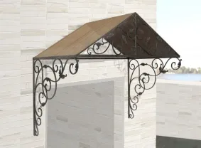 Козырек из профнастила