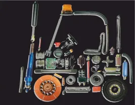 Запчасти для вилочных погрузчиков.