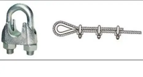 Зажим для канатов общего назначения DIN 741 2