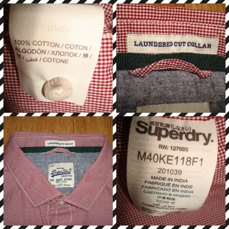 SuperDry оригинальная мужская рубашка в мелкую клетку короткий рукав 10