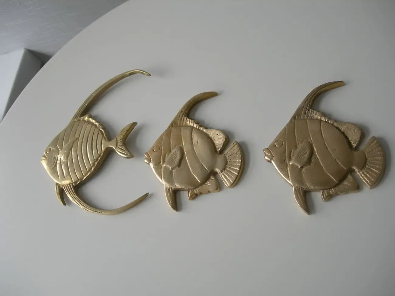 Панно, Рыбки, 3 шт, бронза, бронзовые, Германия 6