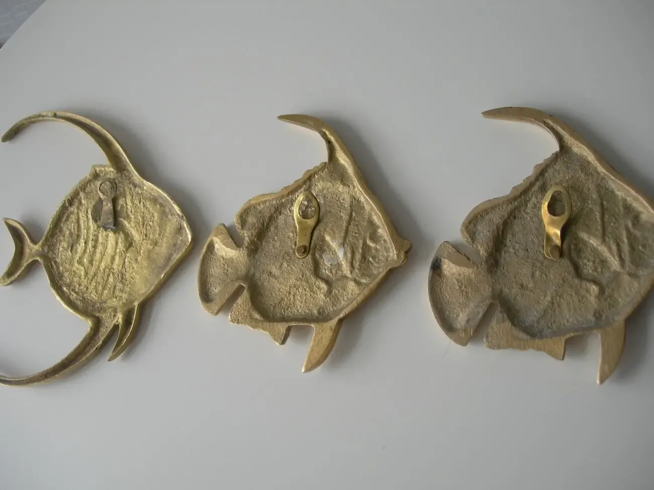 Панно, Рыбки, 3 шт, бронза, бронзовые, Германия 2