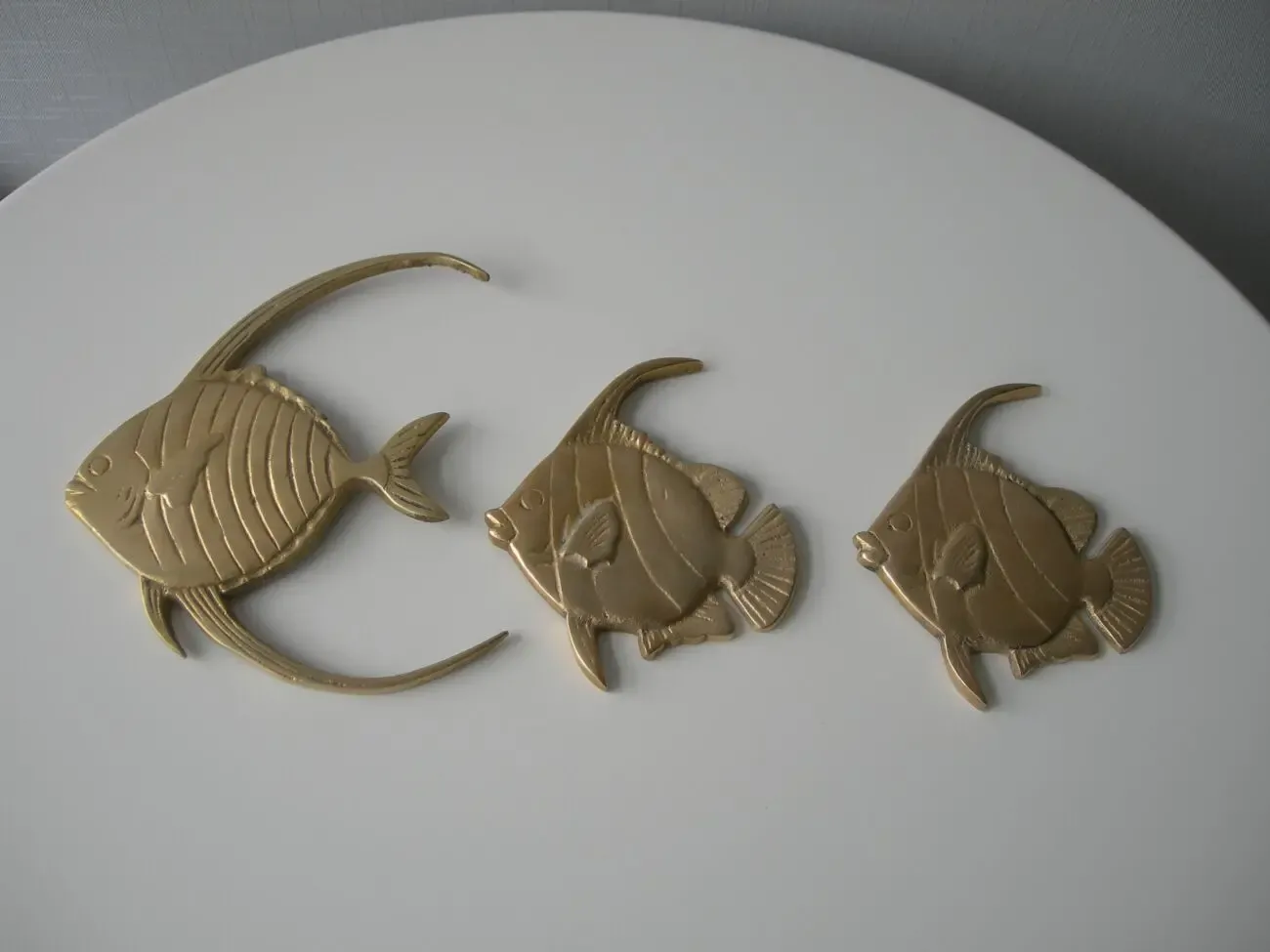 Панно, Рыбки, 3 шт, бронза, бронзовые, Германия 3