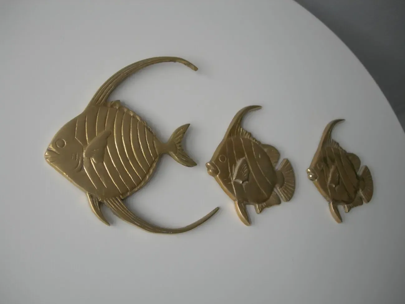 Панно, Рыбки, 3 шт, бронза, бронзовые, Германия 5