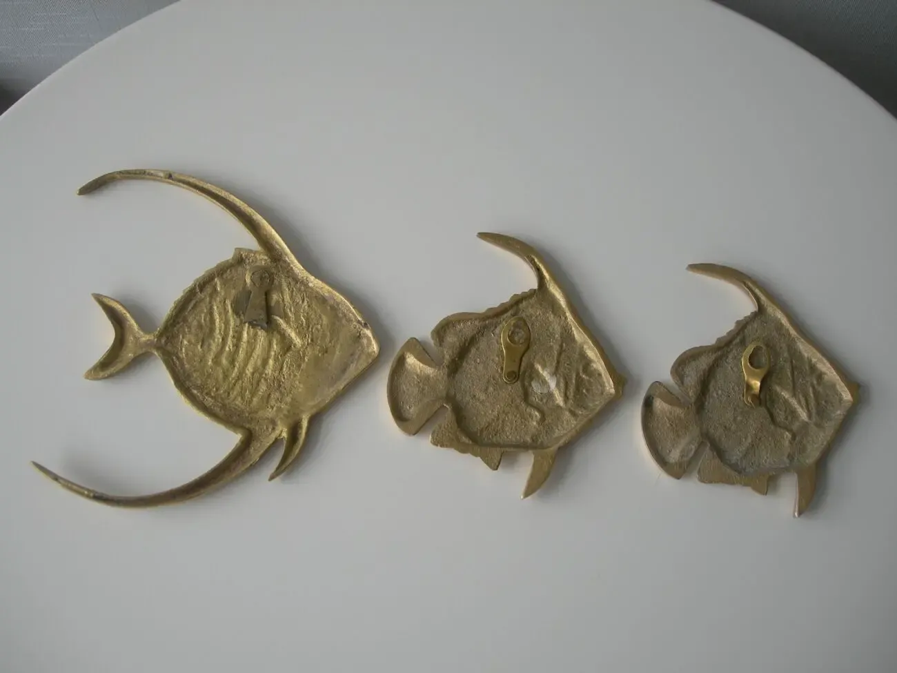 Панно, Рыбки, 3 шт, бронза, бронзовые, Германия 4