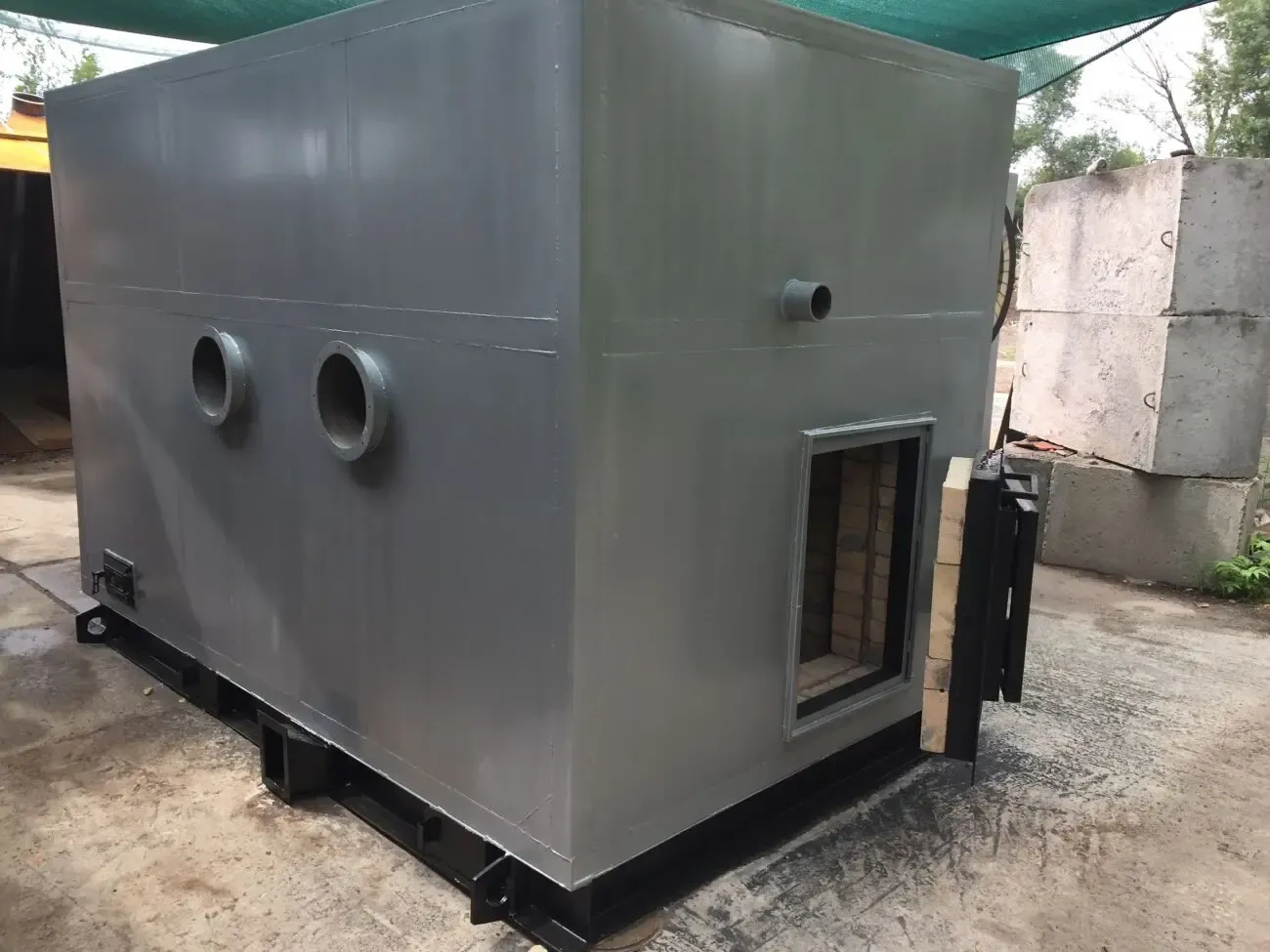 Теплогенератор твердотопливный 4