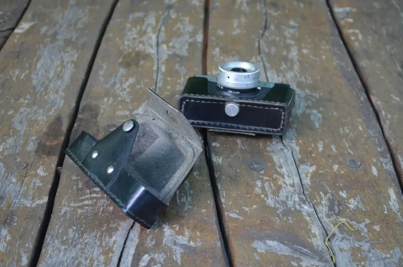 Винтажный Фотоаппарат Смена 8М + чехол Ломо СССР 9