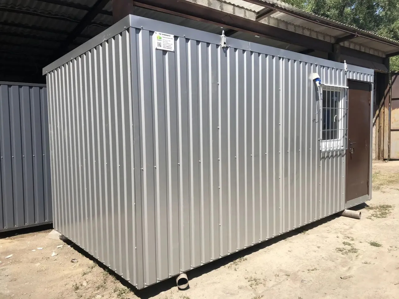 Модульная раздевалка 5*2,4 метра